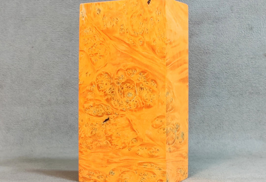 Stabilized Maple Burl Wood Mod Block